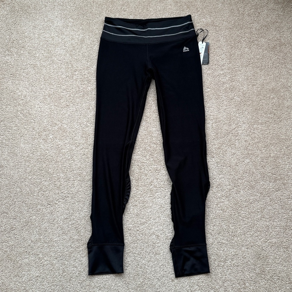 NWT RBX Compression Running Marathon Biking Athletic Black Jogger Pants Medium